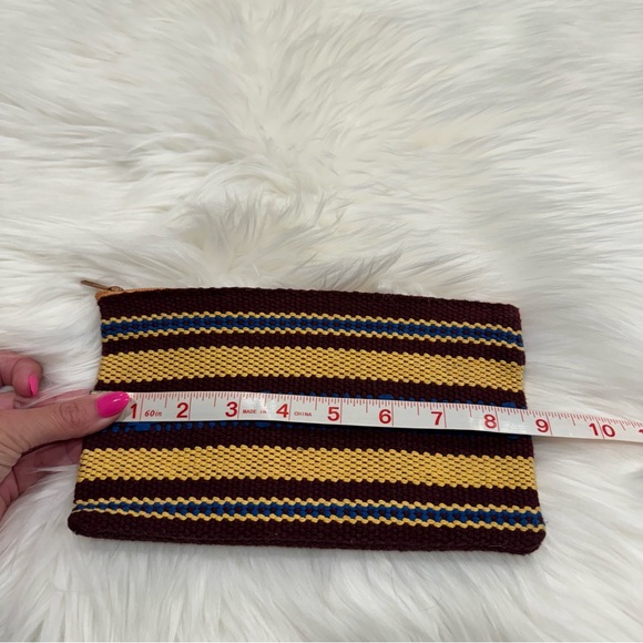 Handmade woven zipper money coin pouch purse or clutch - Picture 6 of 12